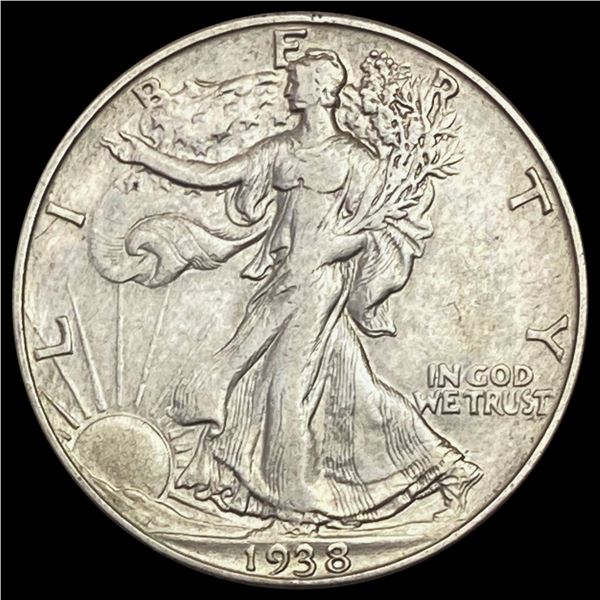 1938-D Walking Liberty Half Dollar CLOSELY UNCIRCULATED