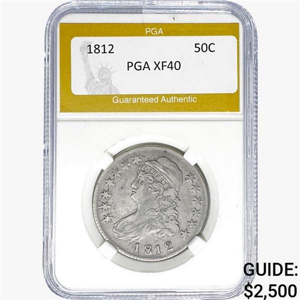 1812 Capped Bust Half Dollar PGA XF40