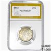 1892 Barber Quarter PGA MS63+