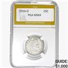 1916-D Barber Quarter PGA MS64