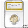 Image 1 : 1924 Standing Liberty Quarter PGA MS65