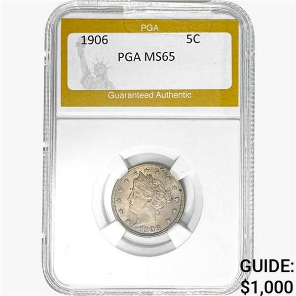1906 Liberty Victory Nickel PGA MS65