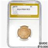 Image 1 : 1870 Two Cent Piece PGA PR64 RED