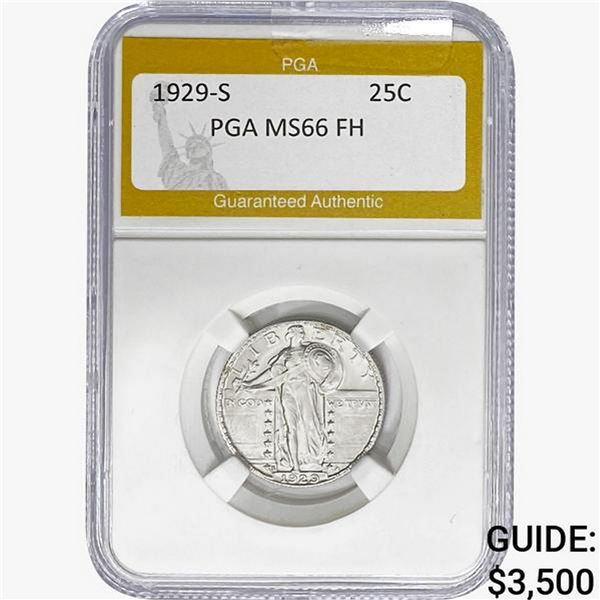 1929-S Standing Liberty Quarter PGA MS66