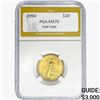 Image 1 : 1994 $10 GOLD EAGLE 1/4 OZ PGA MS70