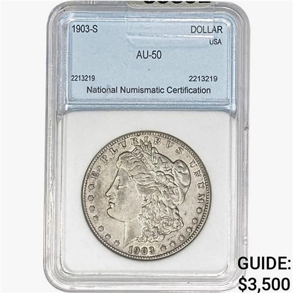 1903-S Morgan Silver Dollar NNC AU50