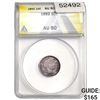 1892 Barber Dime ANACS AU50