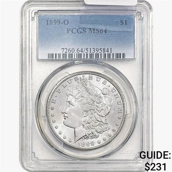 1899-O Morgan Silver Dollar PCGS MS64