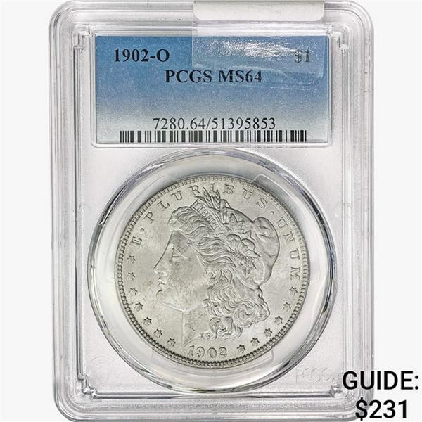 1902-O Morgan Silver Dollar PCGS MS64