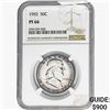 Image 1 : 1955 Franklin Half Dollar NGC PF66