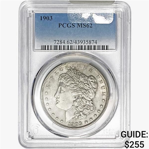 1903 Morgan Silver Dollar PCGS MS62