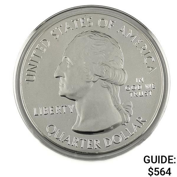 2018 Silver 5 oz 25C Pictured Rocks
