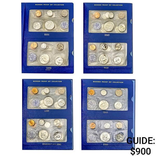 1955-1962 Modern Proof Set Collection [40 Coins]