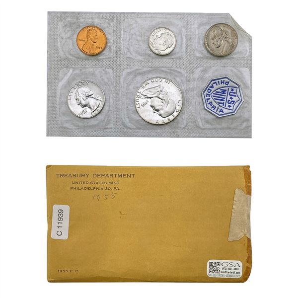1955 US Proof Set-Flat Pack [5 Coins]