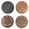 Image 3 : 1859-1909 Varied Date Indian Head Cent Lot [99 Coins]