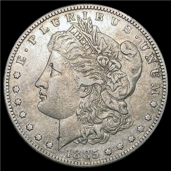 1885-S Morgan Silver Dollar NEARLY UNCIRCULATED