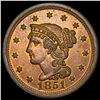 Image 1 : 1851 Braided Hair Large Cent CLOSELY UNCIRCULATED