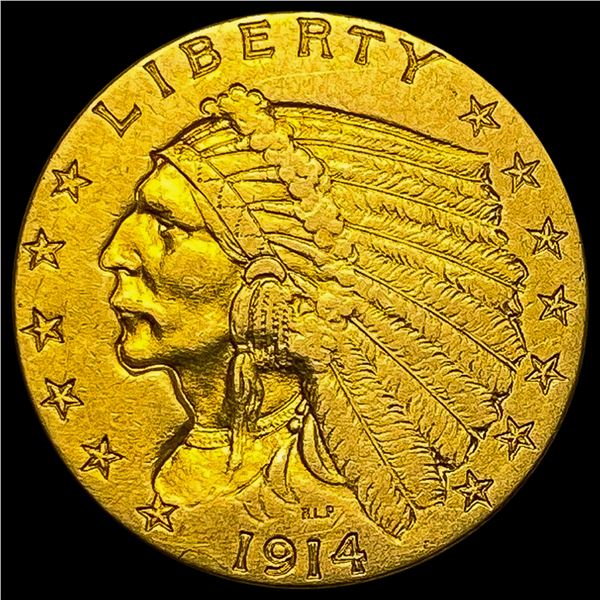 1914 $2.50 Gold Quarter Eagle UNCIRCULATED