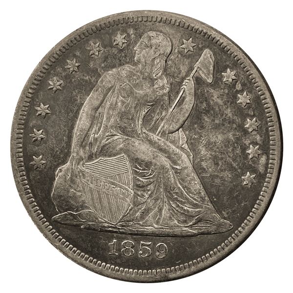 1859-O Seated Liberty Dollar XF