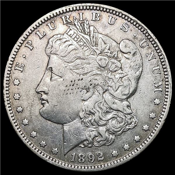 1892-O Morgan Silver Dollar NEARLY UNCIRCULATED