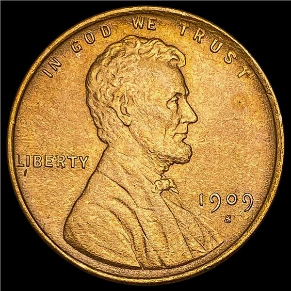 1909-S RD Wheat Cent UNCIRCULATED