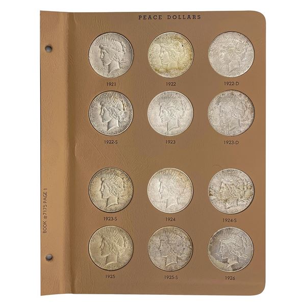1921-1935 Complete Peace Dollar Set [24 Coins]
