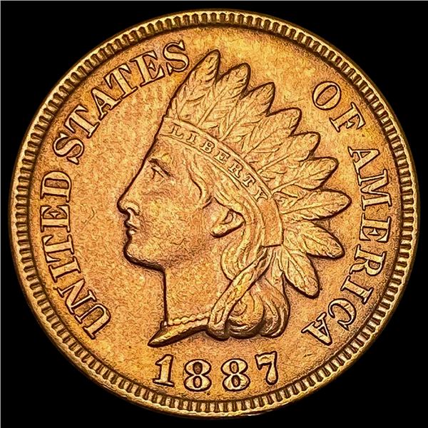 1887 RD Indian Head Cent UNCIRCULATED