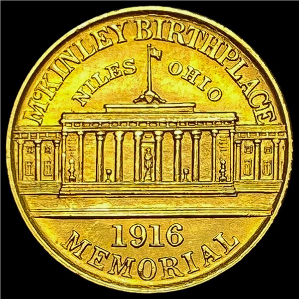1916 McKinley Rare Gold Dollar UNCIRCULATED