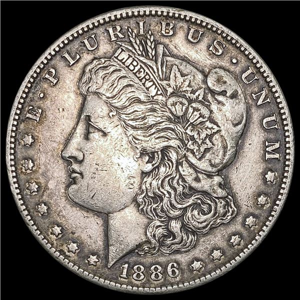 1886-S Morgan Silver Dollar NEARLY UNCIRCULATED