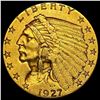 Image 1 : 1927 $2.50 Gold Quarter Eagle CLOSELY UNCIRCULATED