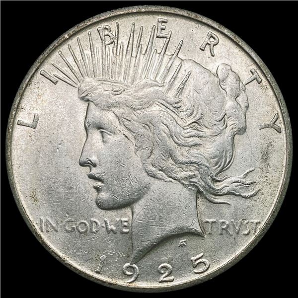 1925-S Silver Peace Dollar CLOSELY UNCIRCULATED