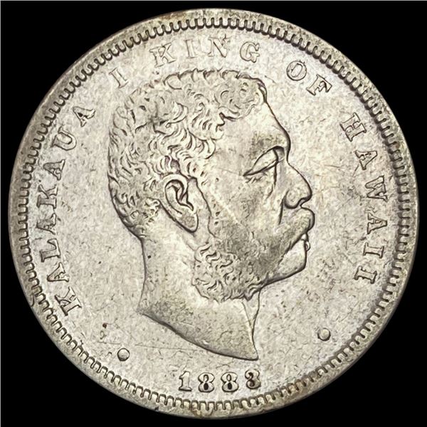 1883 Kingdom of Hawaii Half Dollar LIGHTLY CIRCULATED