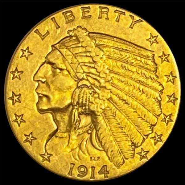 1914 $2.50 Gold Quarter Eagle UNCIRCULATED