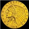 Image 1 : 1914 $2.50 Gold Quarter Eagle UNCIRCULATED
