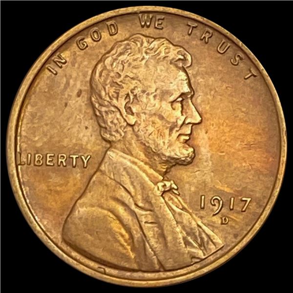 1917-D RD Wheat Cent UNCIRCULATED