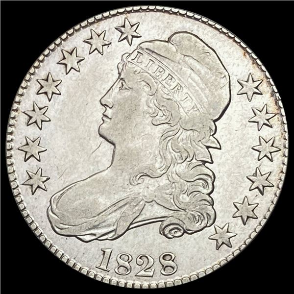 1828 Capped Bust Half Dollar CLOSELY UNCIRCULATED