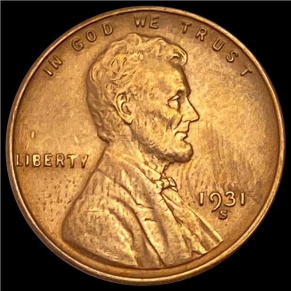 1931-S RD Wheat Cent UNCIRCULATED