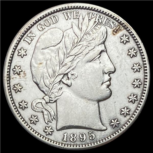 1895-S Barber Half Dollar CHOICE AU