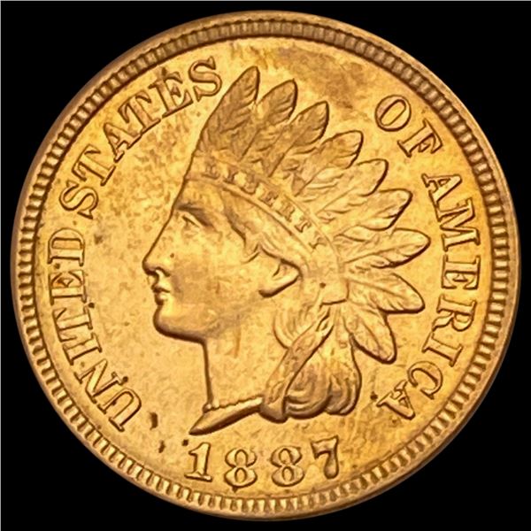 1887 RD Indian Head Cent UNCIRCULATED