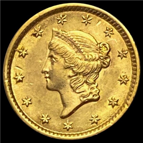 1854 Rare Gold Dollar UNCIRCULATED