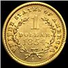 Image 2 : 1854 Rare Gold Dollar UNCIRCULATED