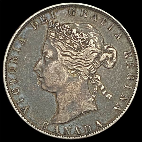 1870 LCW Canada Half Dollar LIGHTLY CIRCULATED