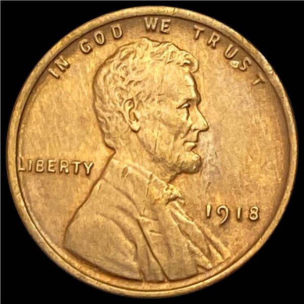 1918 RD Wheat Cent UNCIRCULATED