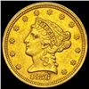 1856 $2.50 Gold Quarter Eagle UNCIRCULATED