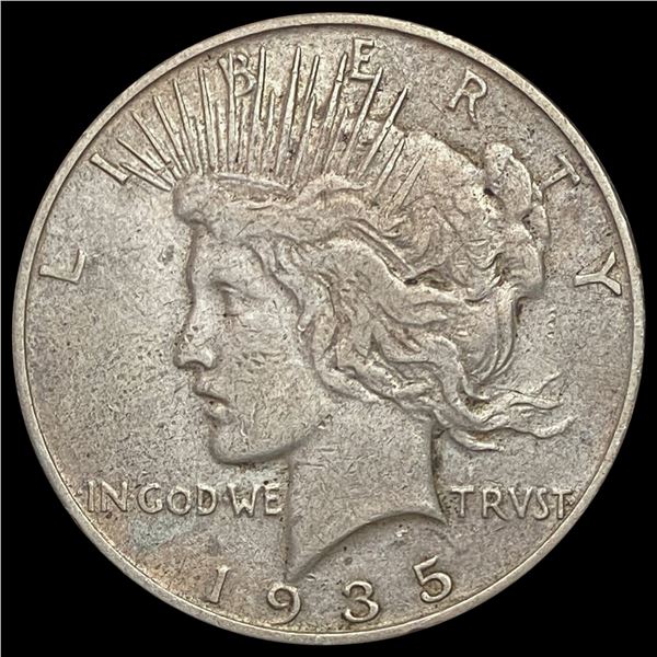 1935-S Silver Peace Dollar LIGHTLY CIRCULATED