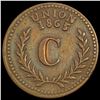 Image 1 : 1863 Civila War Token; Charnley, RI ABOUT UNCIRCULATED