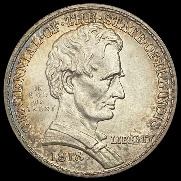 1918 Illinois Half Dollar UNCIRCULATED