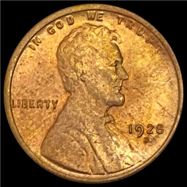 1928-D RD Wheat Cent UNCIRCULATED