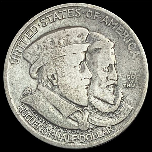 1924 Huguenot Half Dollar LIGHTLY CIRCULATED