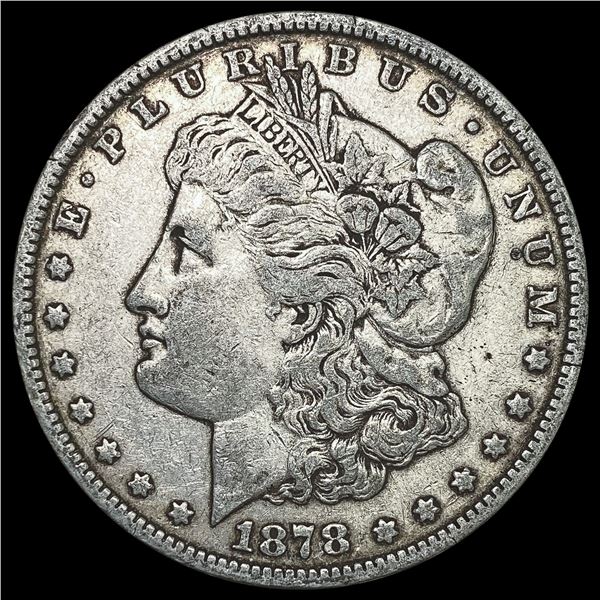 1878-CC Morgan Silver Dollar LIGHTLY CIRCULATED